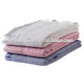 Own Factory Baby Company Organic Cotton Sweater Woven Plain Natural Children Blanket